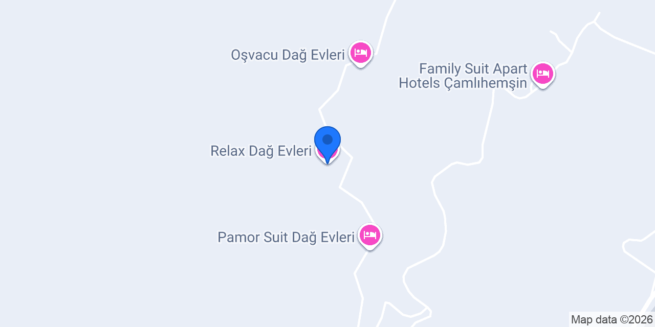 Relax Dağ Evleri konumu