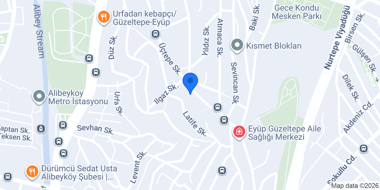 Terzi murat alibeyköy güzeltepe konumu