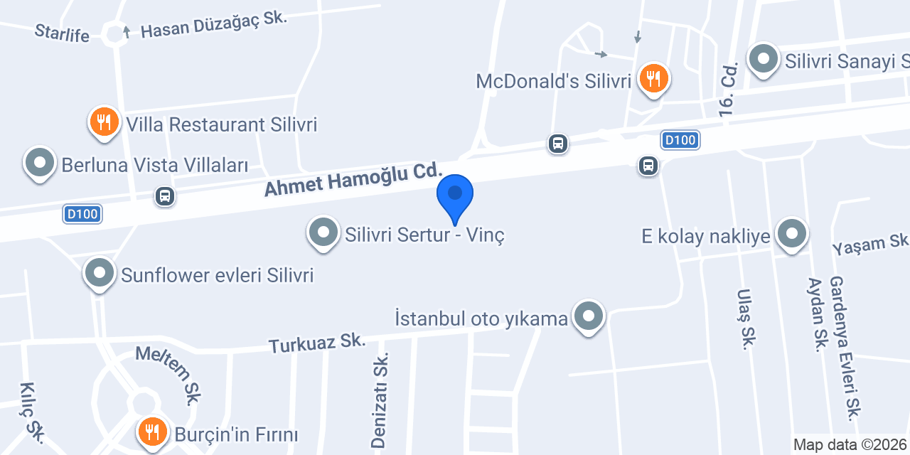 Silivri Botanik Bahçe & Peyzaj konumu