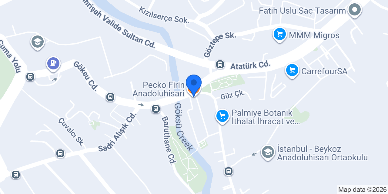 Pecko Firin Anadoluhisari konumu