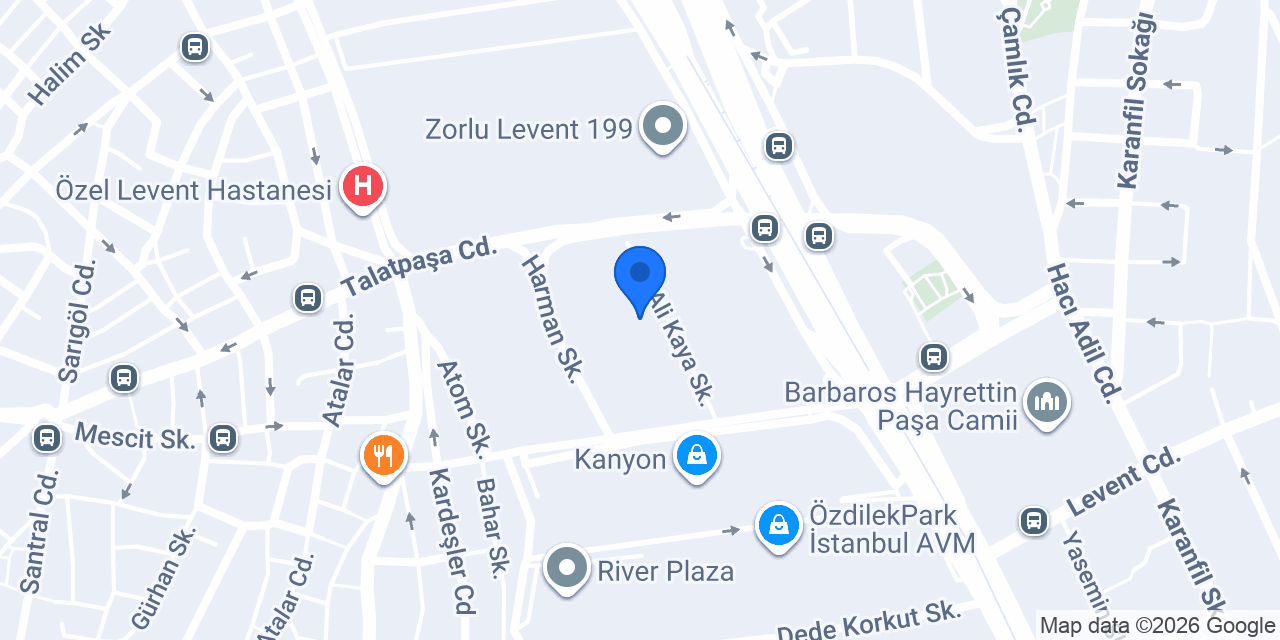 VitrA Genel Müdürlüğü konumu