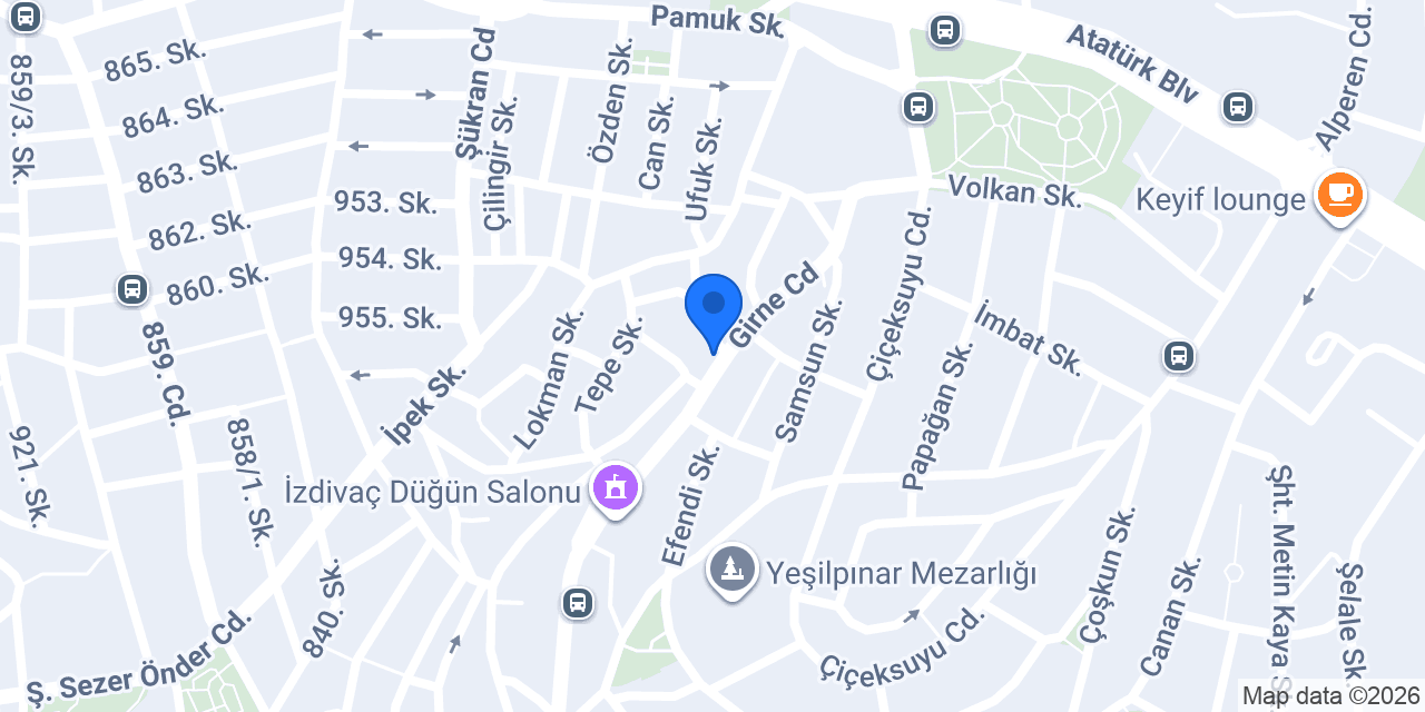 ORM AYDİNLATMA konumu