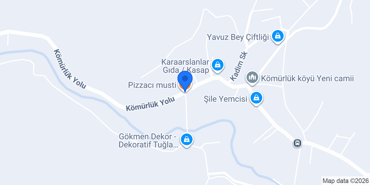 Pizzacı musti konumu