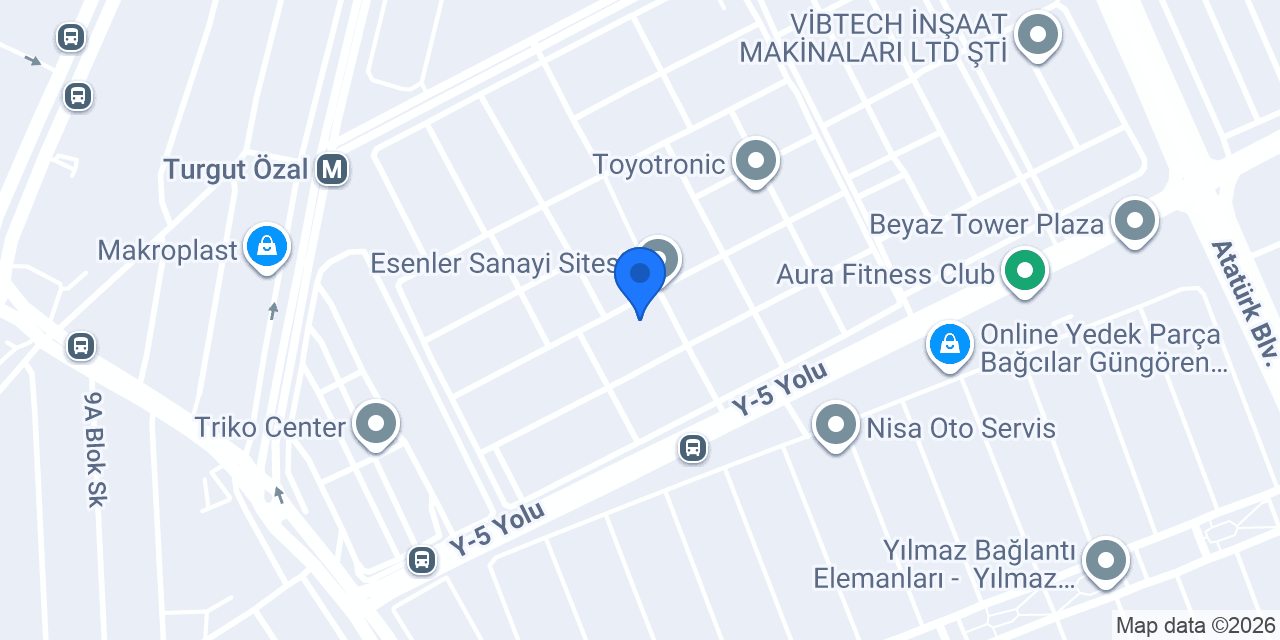 Araslube Kimya Ltd Şti konumu