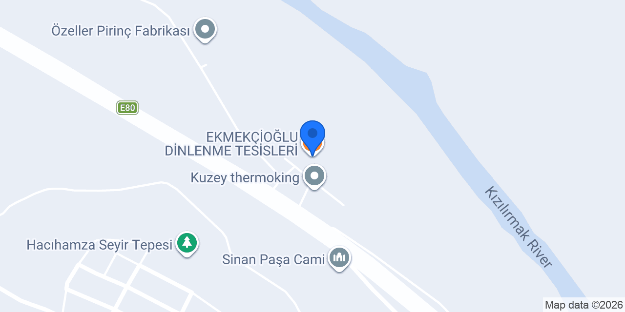 EKMEKÇİOĞLU DİNLENME TESİSLERİ konumu