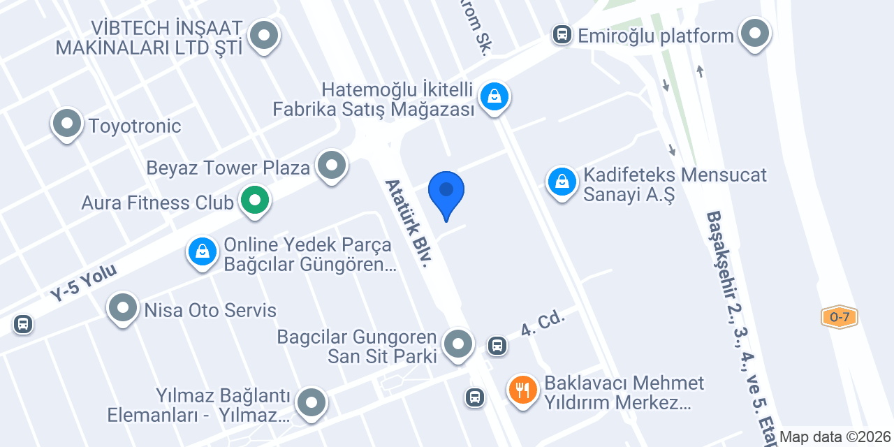 EFA Bilgi Sistemleri - İstanbul konumu