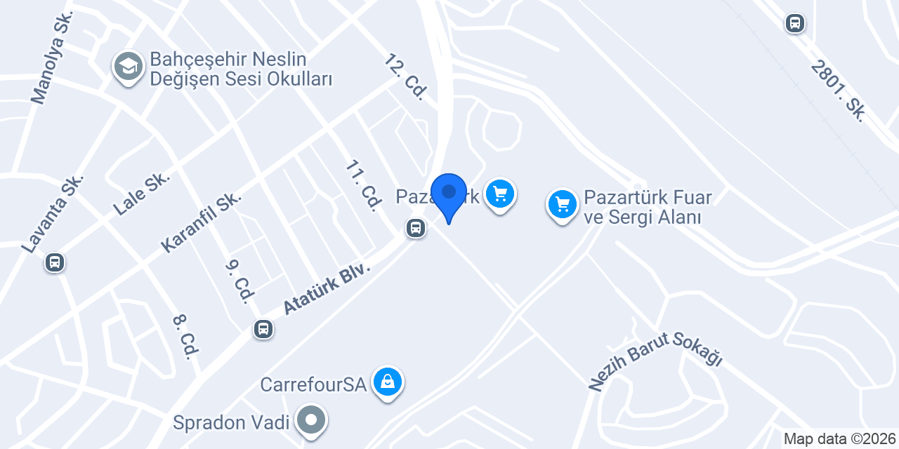 Bahçeşehir Davet konumu