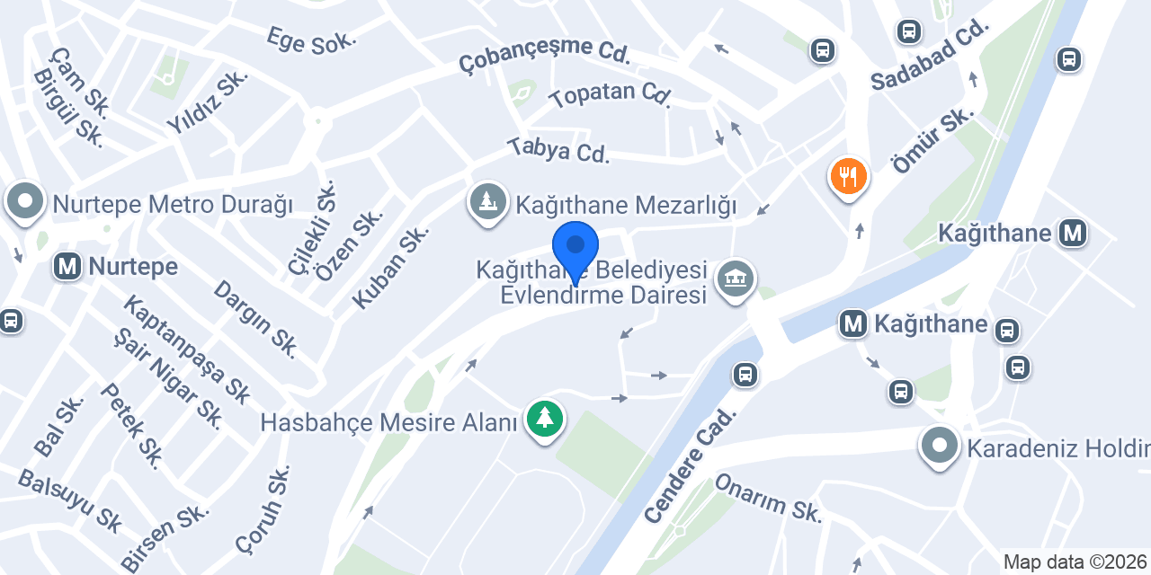 Burger Zoom Kağıthane konumu