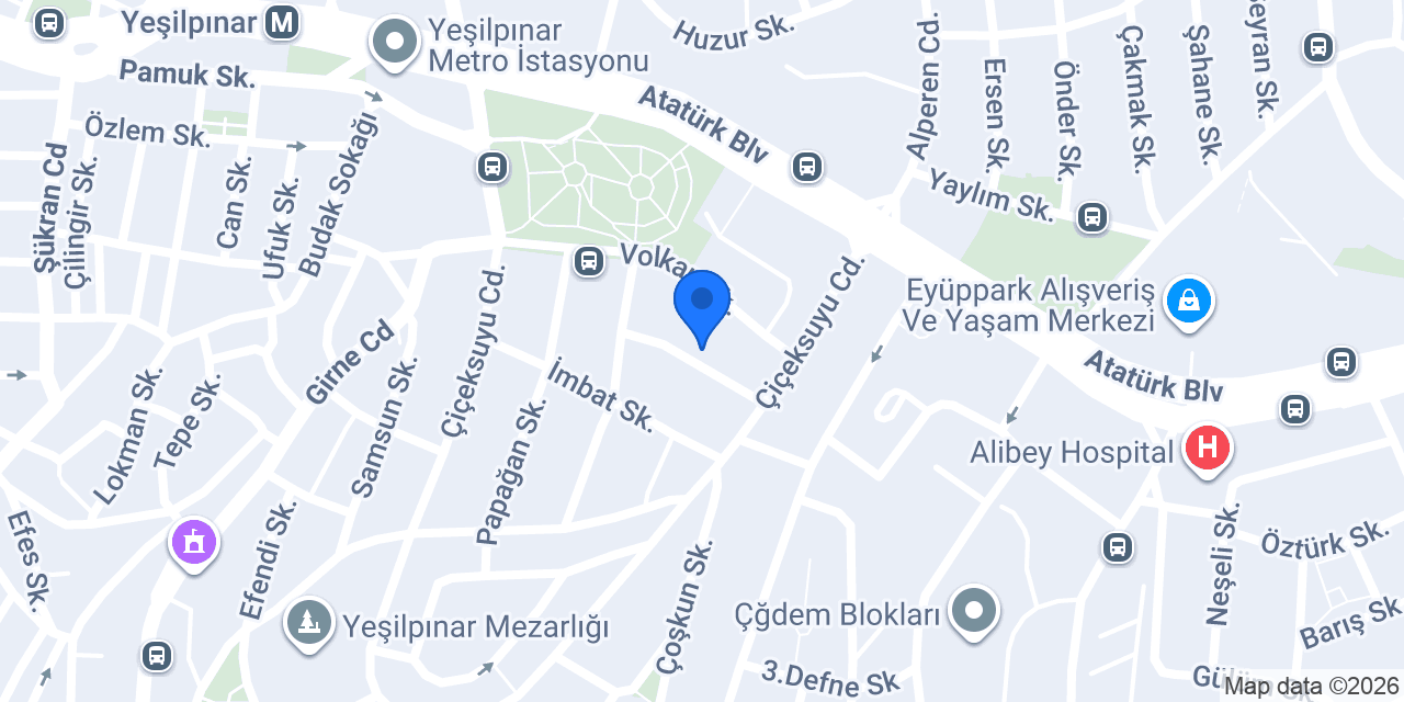 Yaprak Anaokulu konumu
