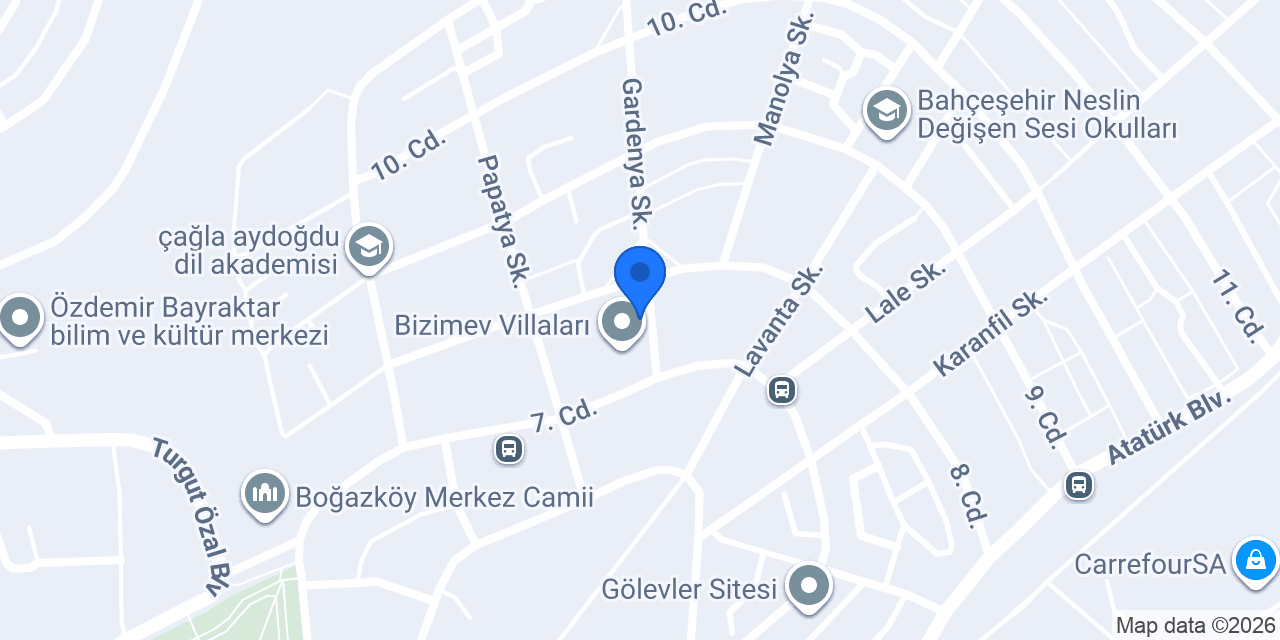 CENTER EMLAK konumu