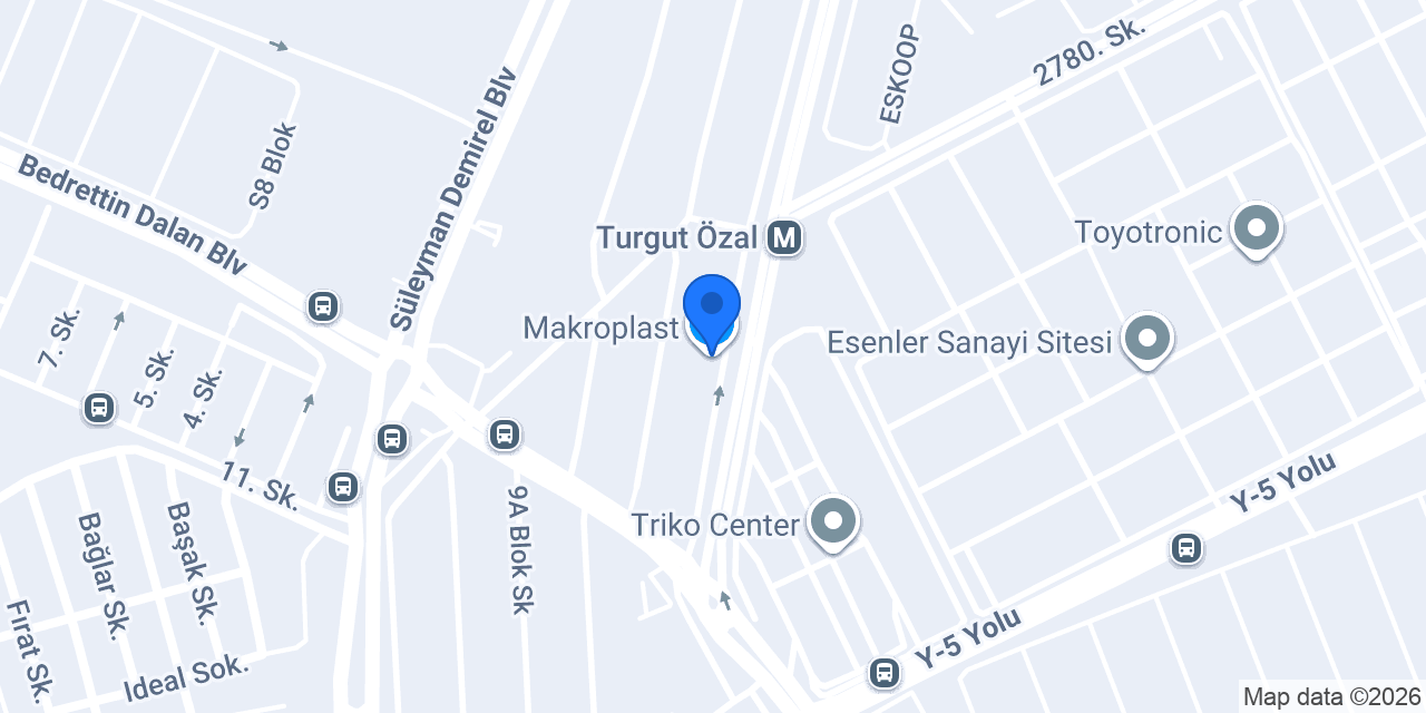 Makroplast konumu