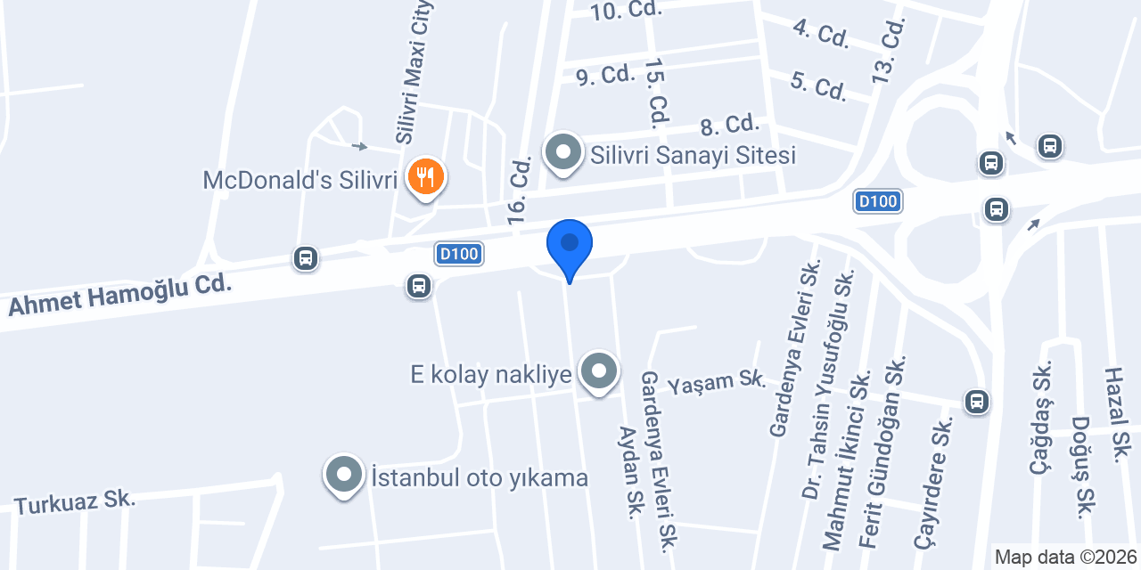 Silivri S Detailing konumu
