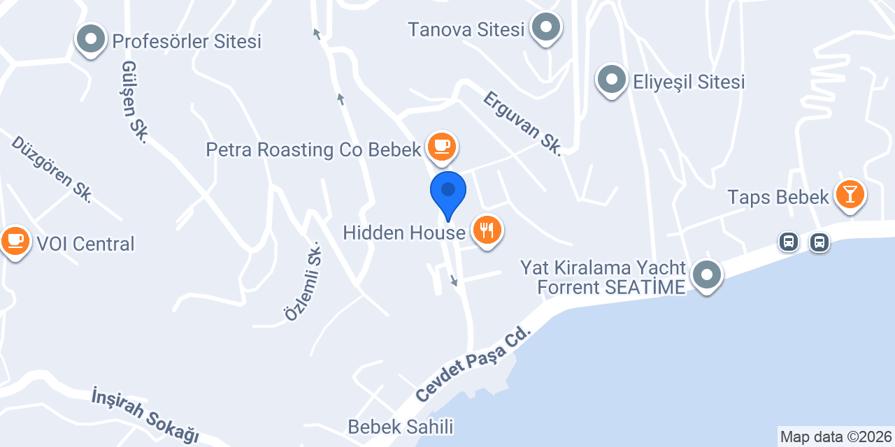 Çk&Steakhouse Bebek konumu