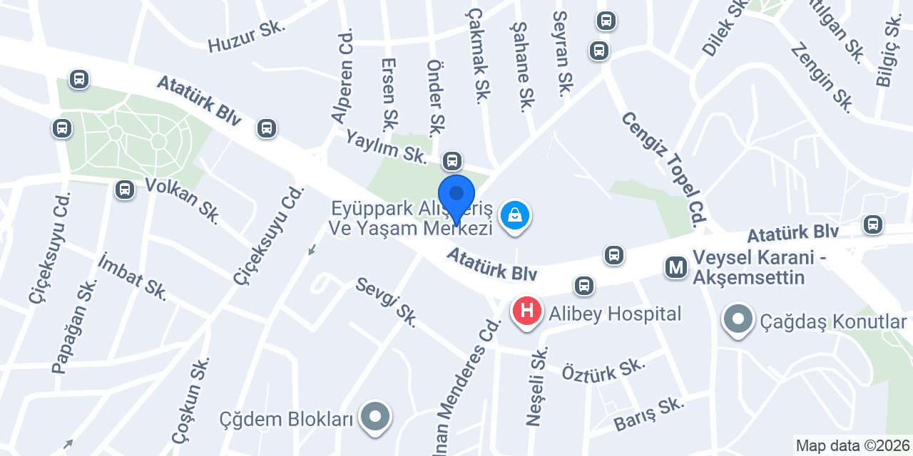 Pasifik Veteriner Kliniği konumu