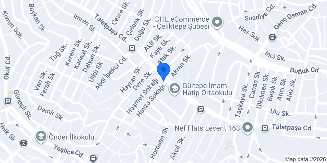 Gültepe Has Simit Evi konumu
