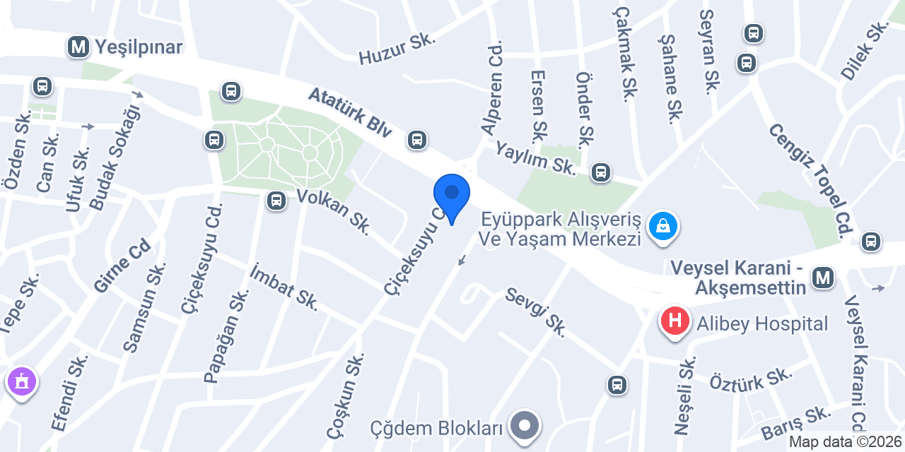 Aktürk İnşaat konumu