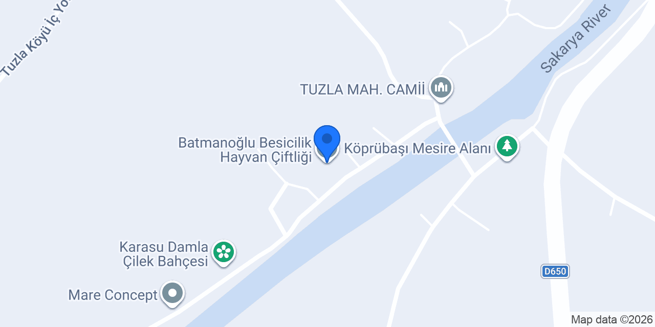 Batmanoğlu Besicilik Hayvan Çiftliği konumu