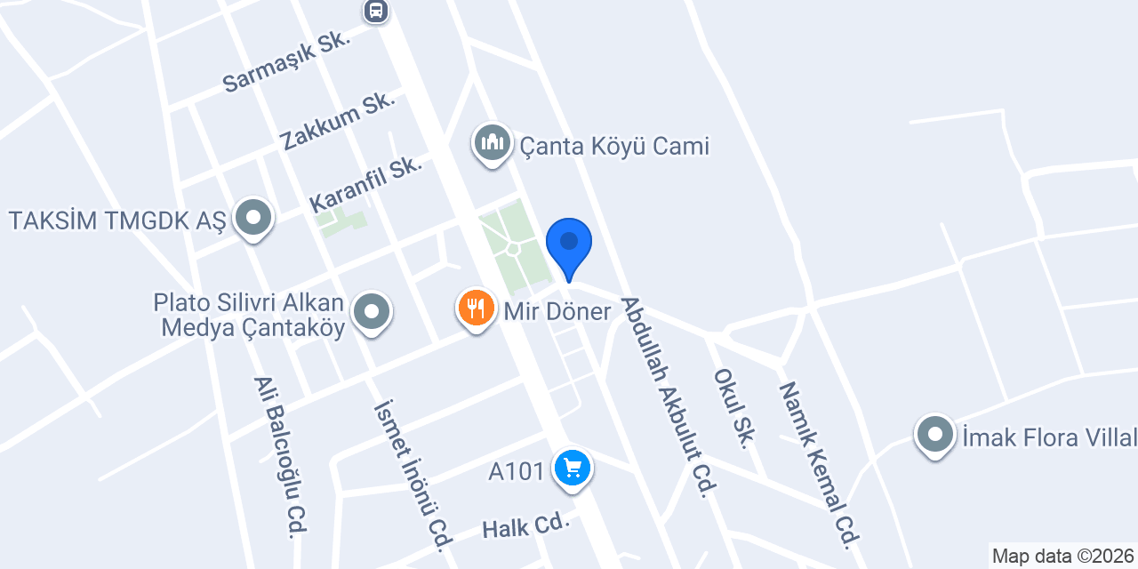 Çantaköy Elektrikçi konumu