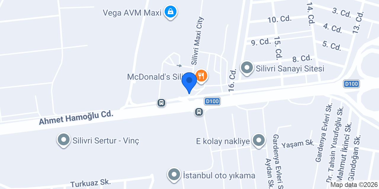 Acemoğlu Baklavaları konumu