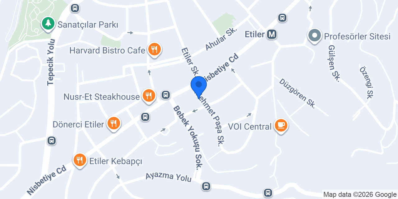 Etiler Gurme Kasabı konumu