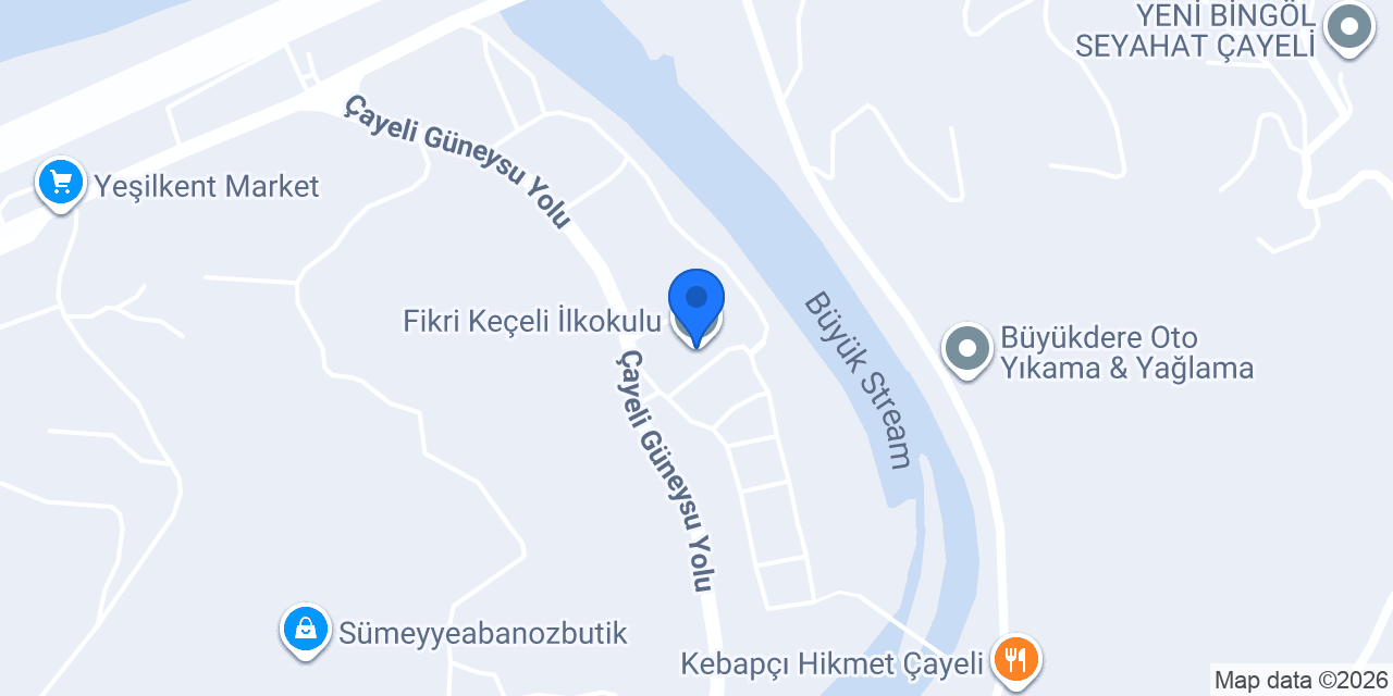 Fikri Keçeli İlkokulu konumu