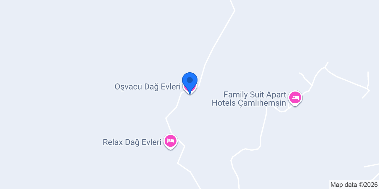 Oşvacu Dağ Evleri konumu