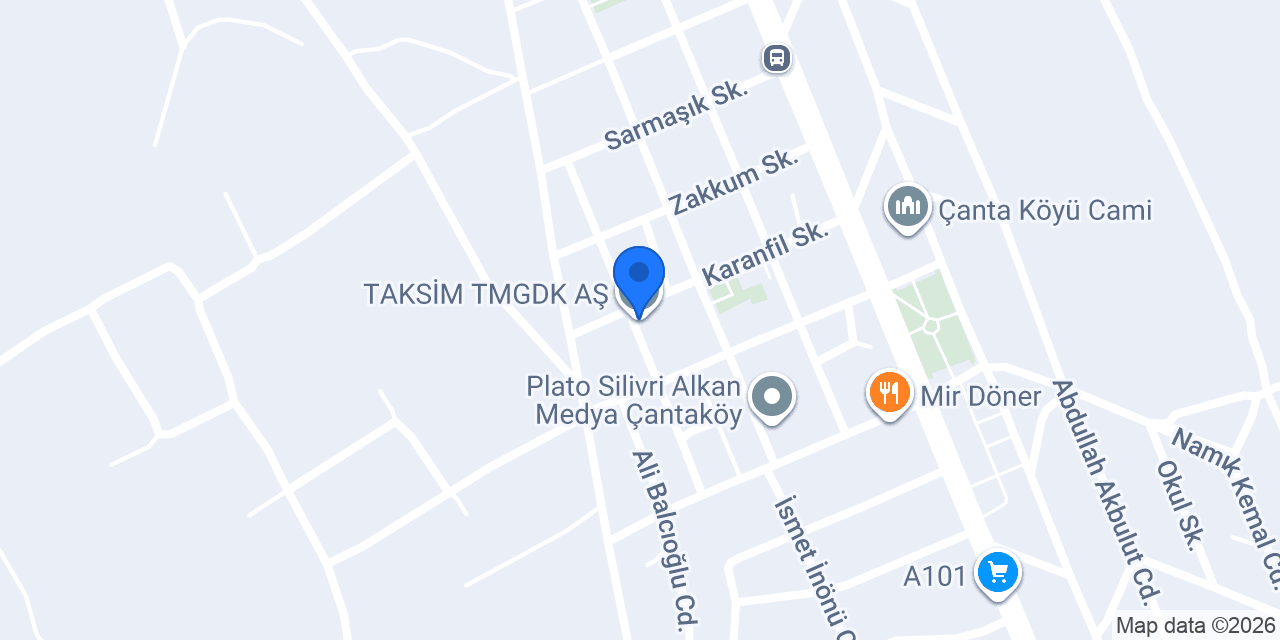 TAKSİM TMGDK AŞ. konumu