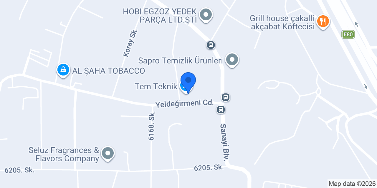 Tem Teknik konumu