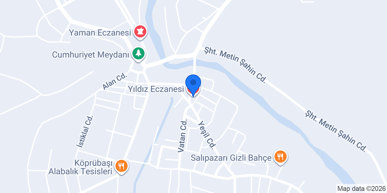 Yıldız Eczanesi konumu