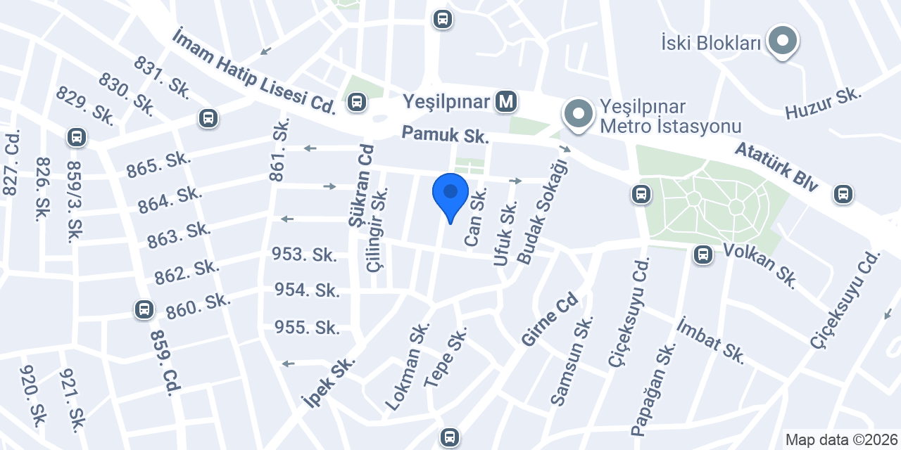 Aksu Tesisat ve mühendislik konumu