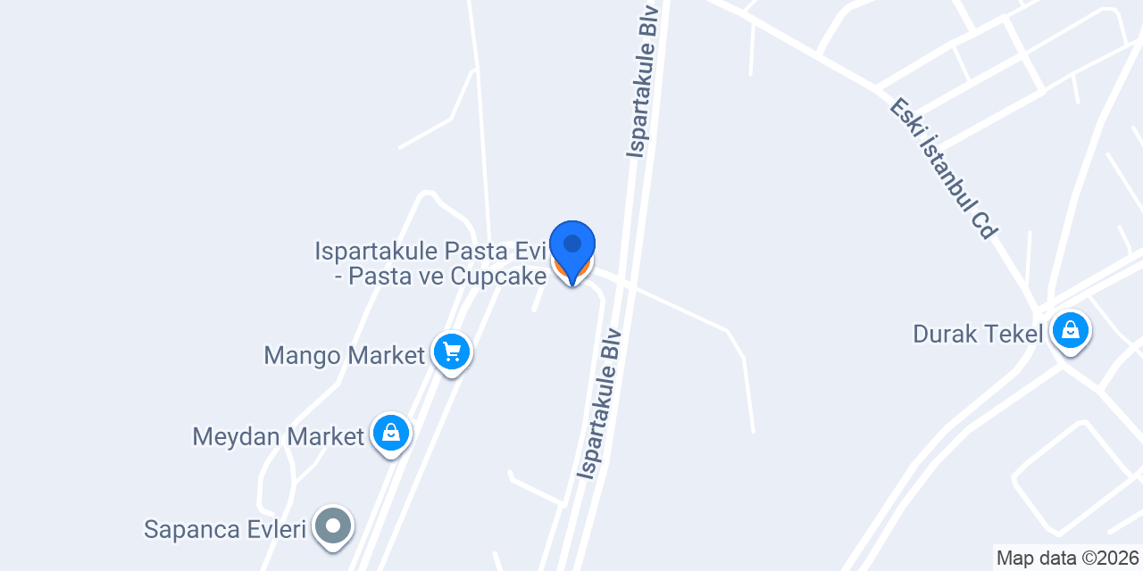Ispartakule Pasta Evi - Pasta ve Cupcake konumu