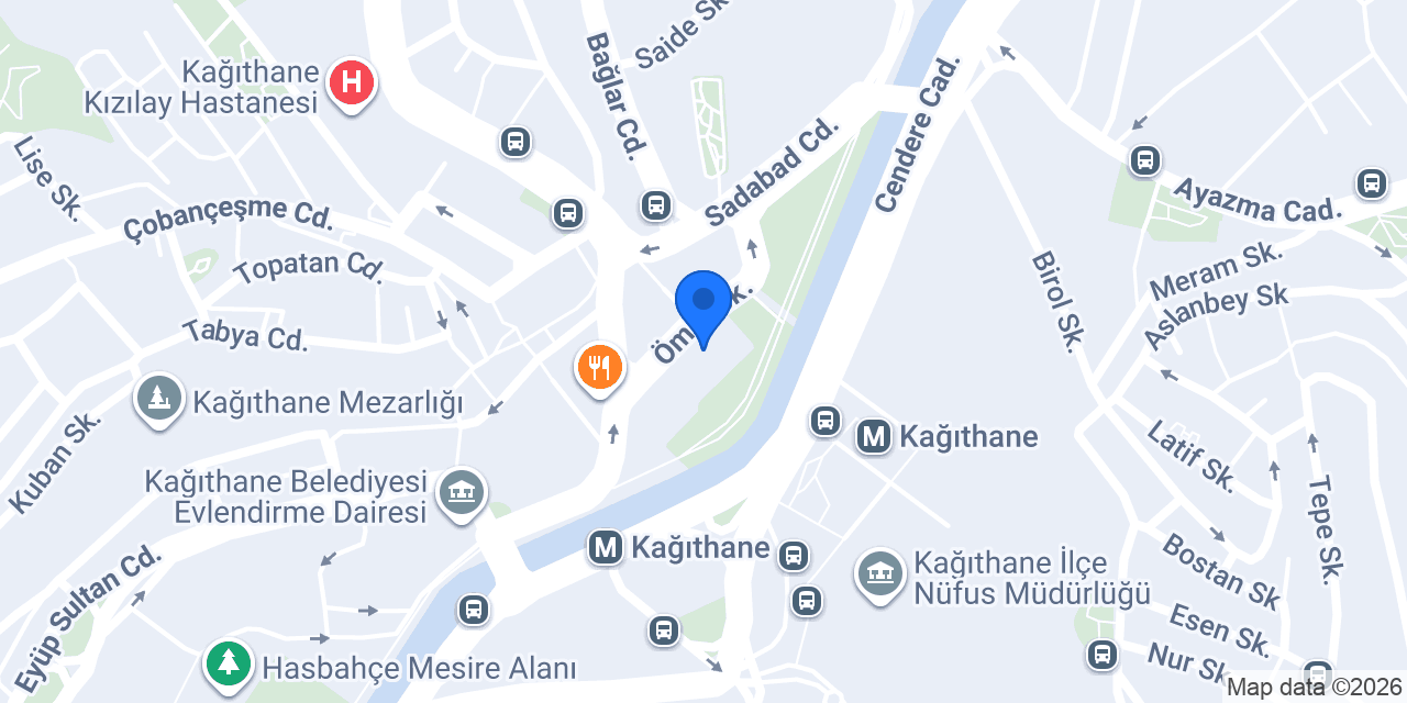 Bil Koleji Kağıthane Kampüsü konumu