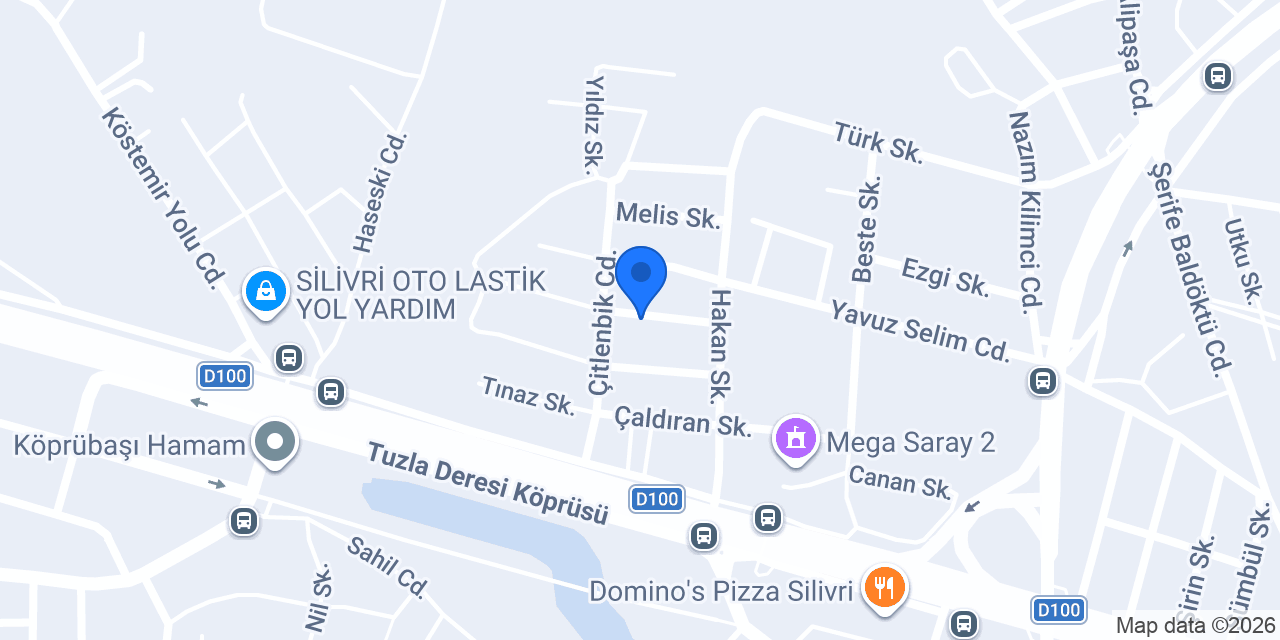 Kibar Sıhhi Tesisat konumu