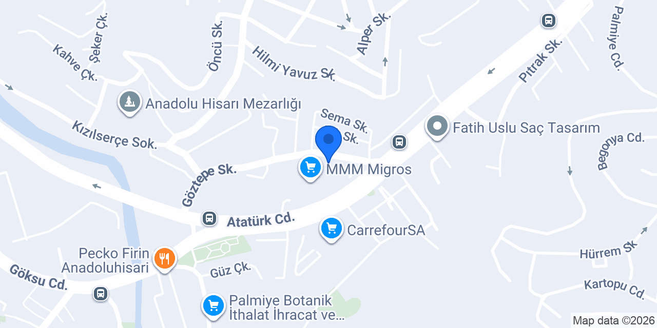 Express Terzi konumu