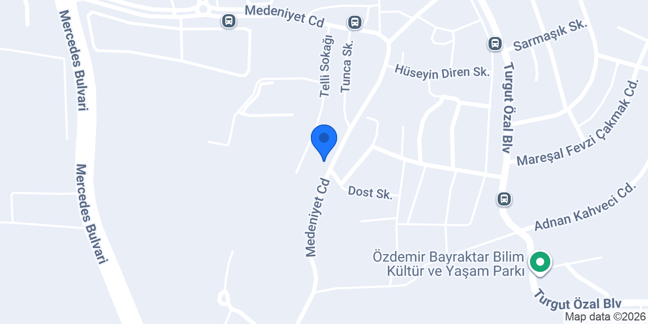 Pek-Kar Demir Otomotiv konumu