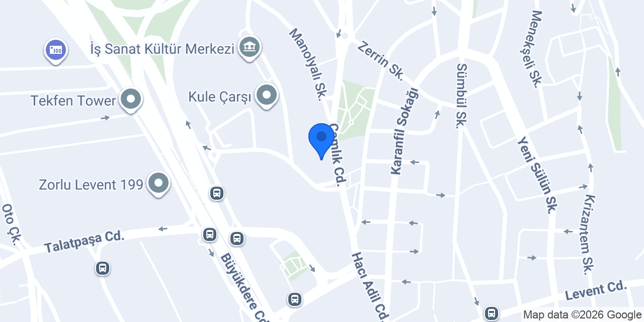 Yapı Kredi - Merkez Plaza Şubesi konumu