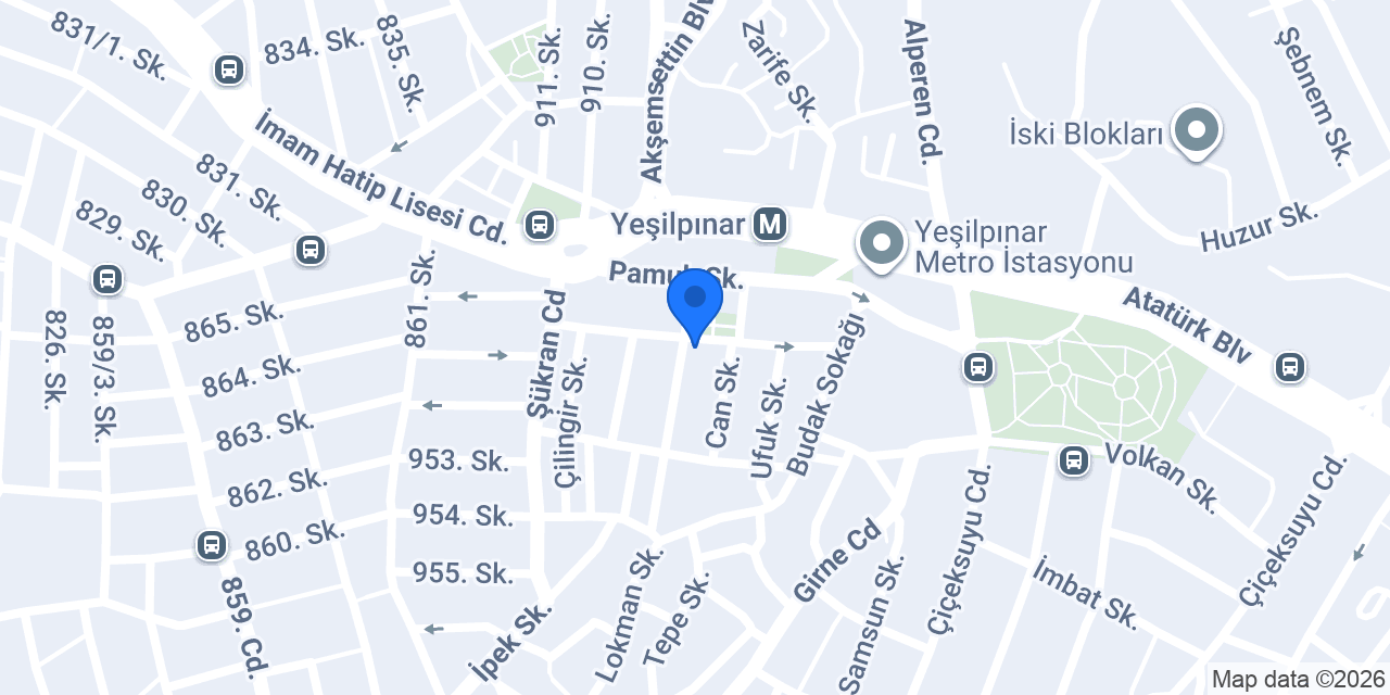 BORA OPTİK YEŞİLPINAR konumu