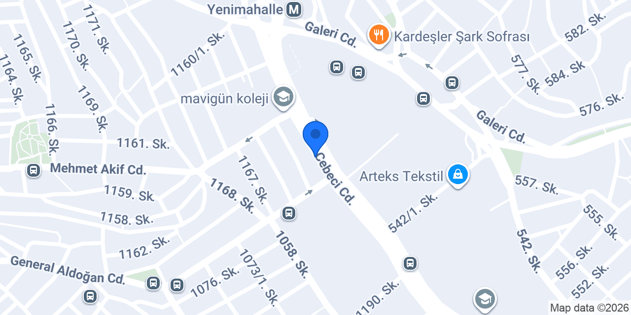 Aksu Ticaret Lastikçilik konumu