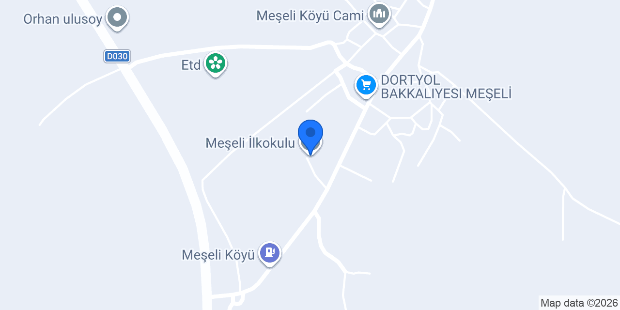 Meşeli İlkokulu konumu