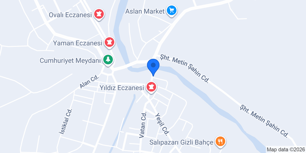 Bacacı Diş Kliniği konumu