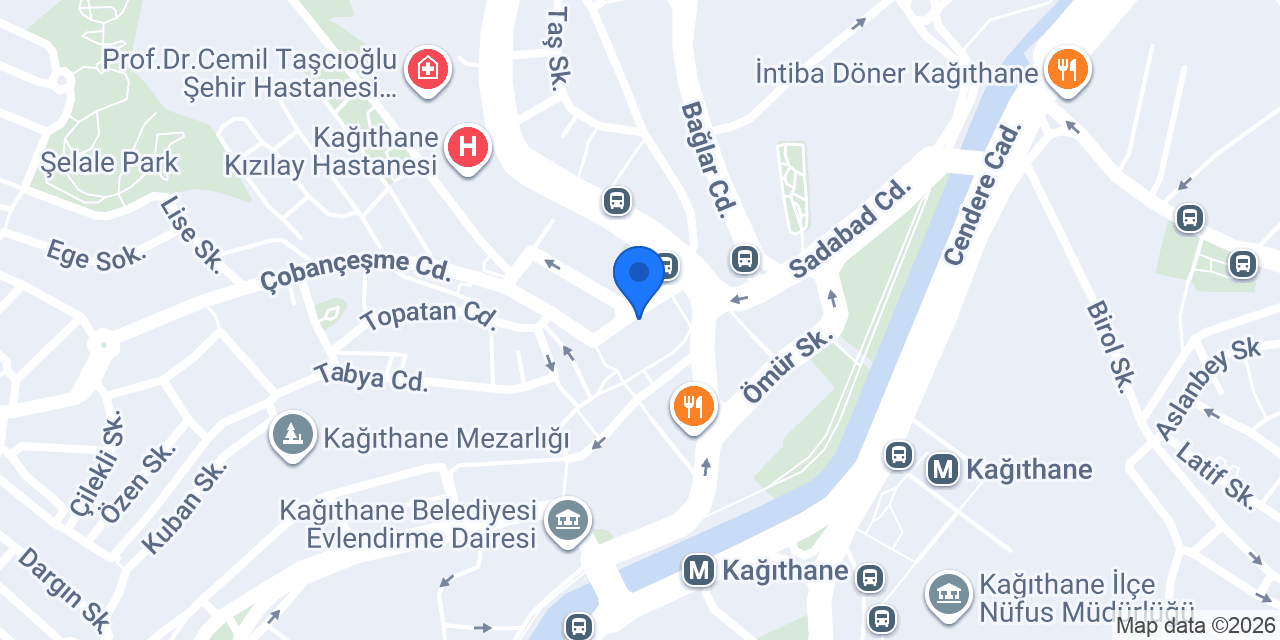 Western Union Kağıthane konumu