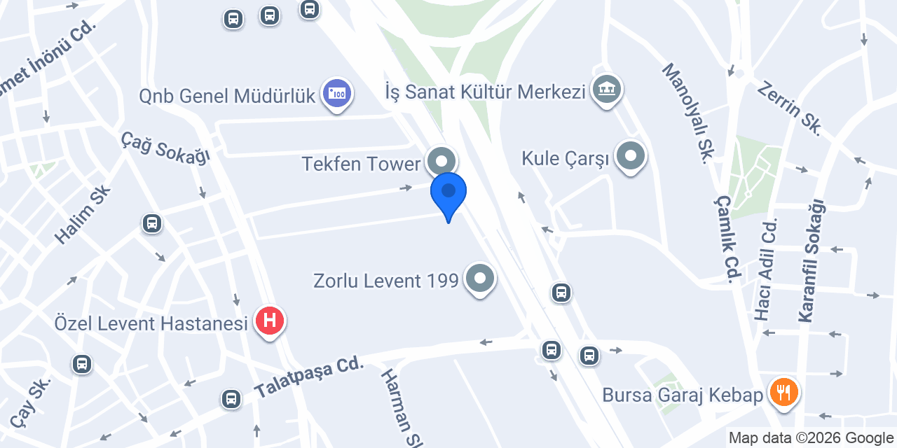 Google İstanbul konumu