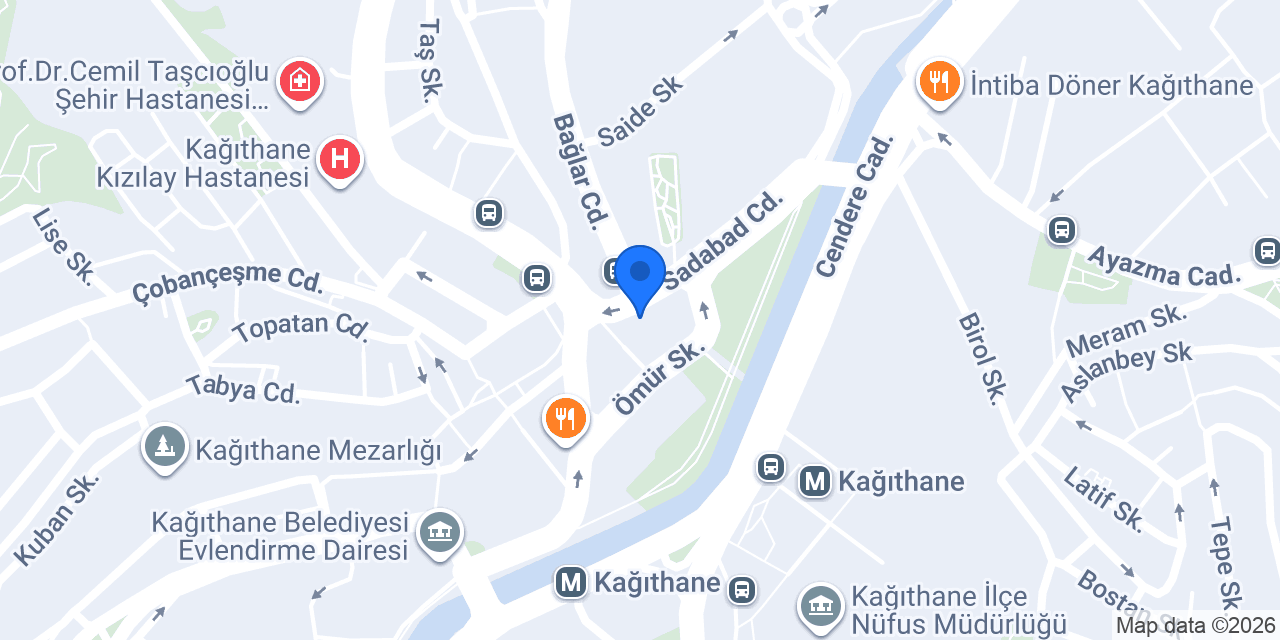 Gala Kokoreç Kağıthane konumu