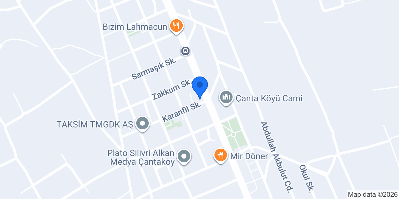 Çanta Ekmek Fırını konumu