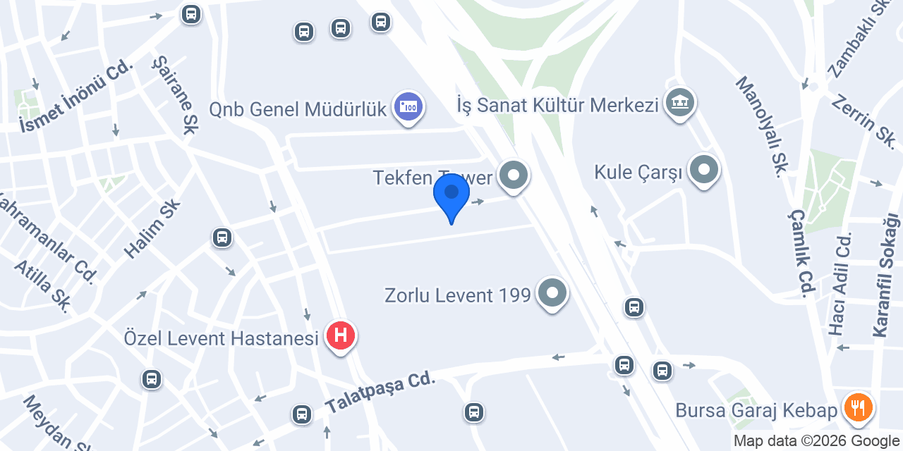 VavaCars Genel Merkez konumu