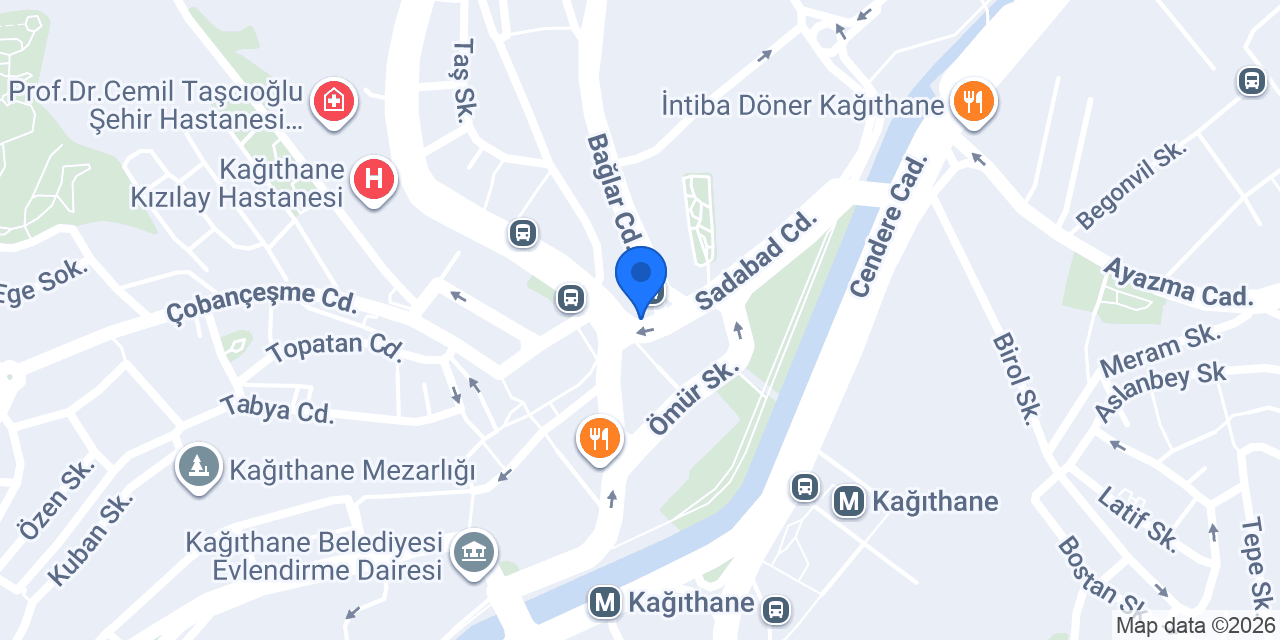 Kağıthane Psikolojik Danışmanlık Merkezi konumu