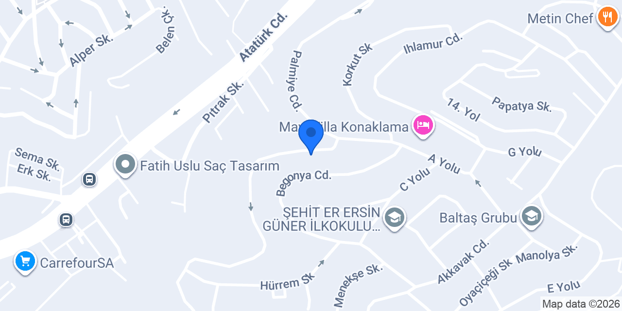 Select Kuaför Salonu konumu