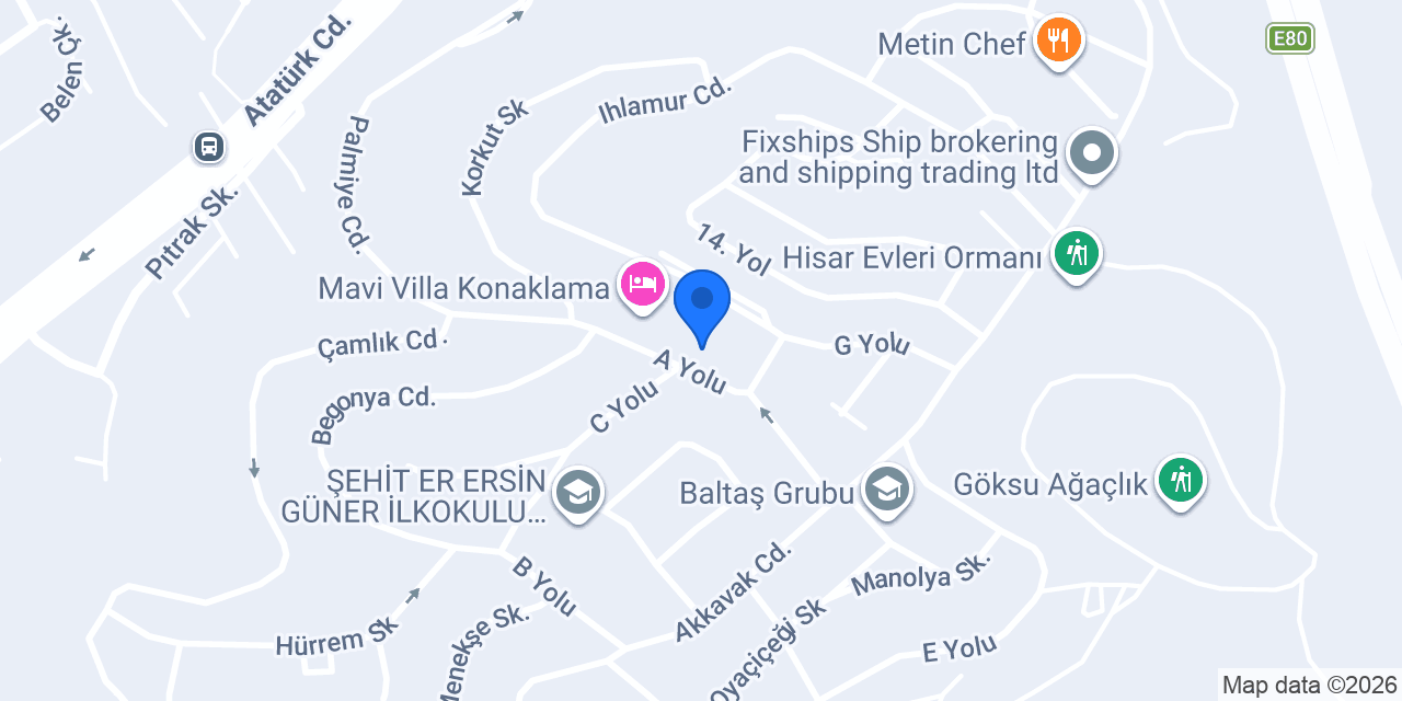 Ersavaş Eczanesi konumu
