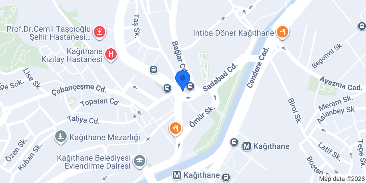 American LIFE Kağıthane konumu