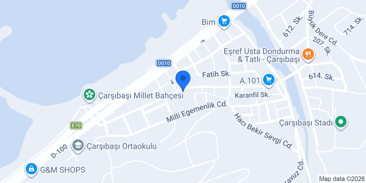 Yunusoğlu Mobilya konumu